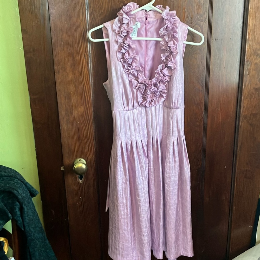 Lavendar  Ruffled Kids Dress 👗 8